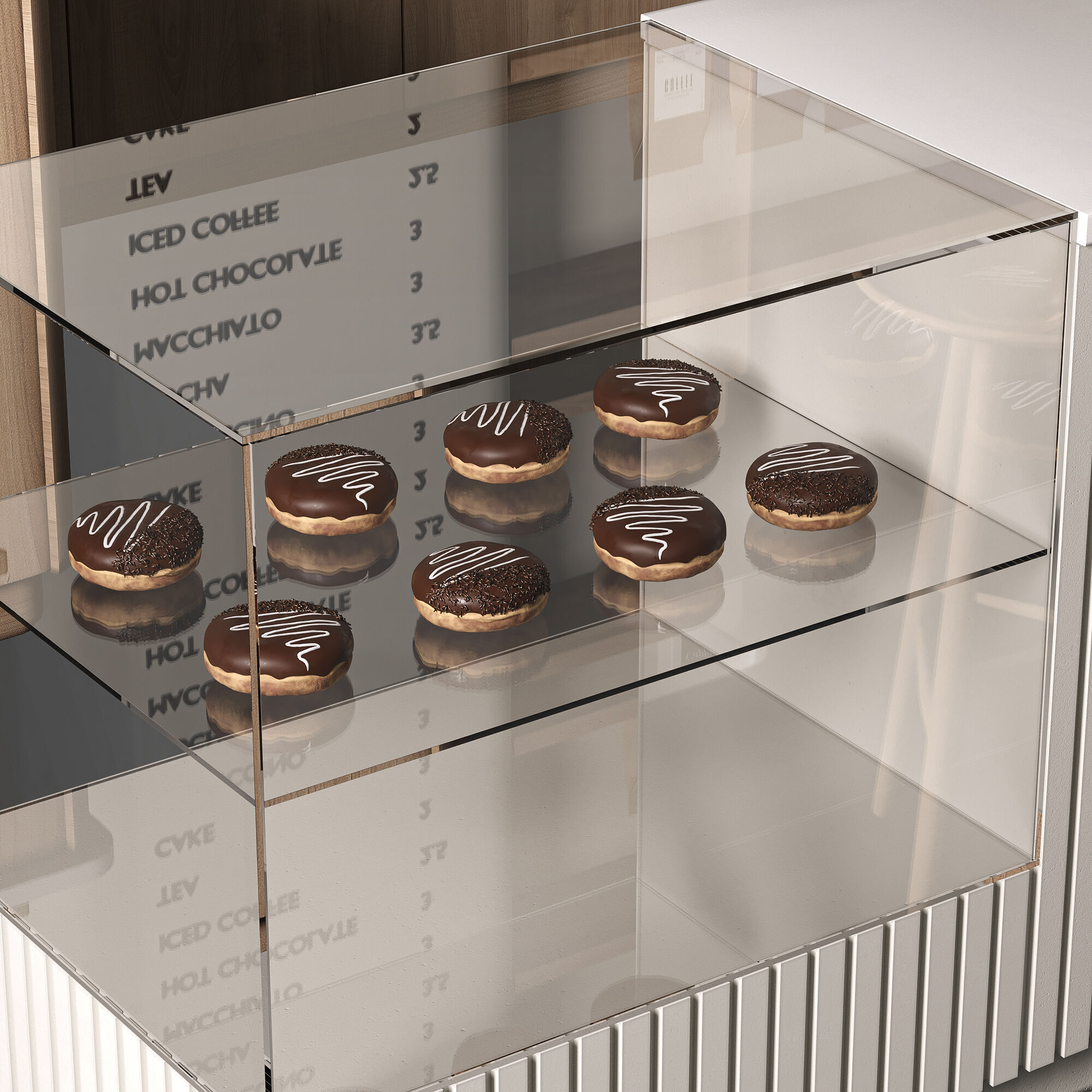 Coffee shop 01 Modern Minimalist 3D model_7