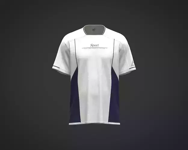 Mens sport Jersey T-shirt with graphic 