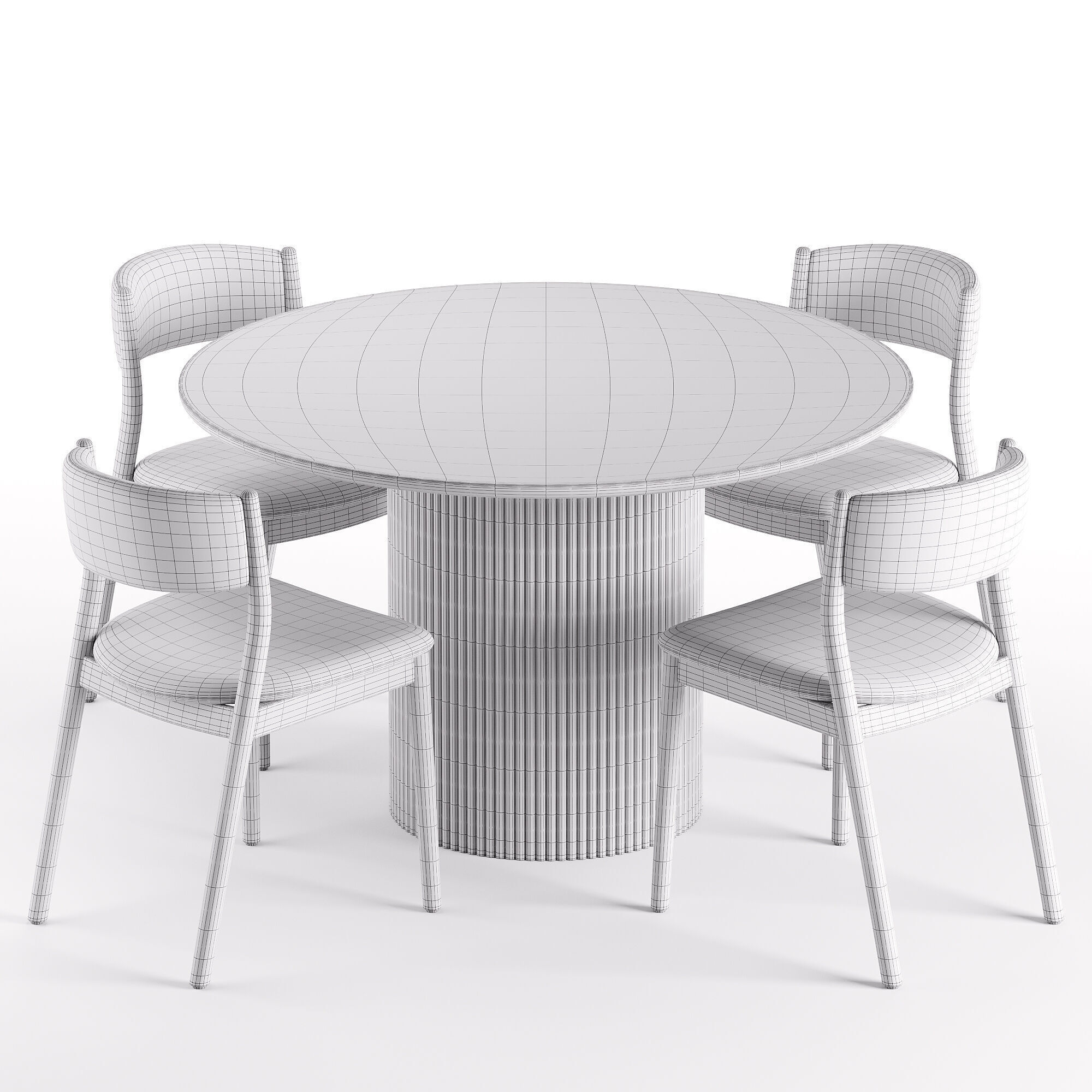 Marcus Samuelsson Dining Set 3D model_6