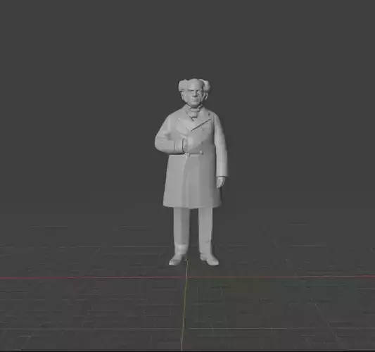 Arthur Schopenhauer 3D print model