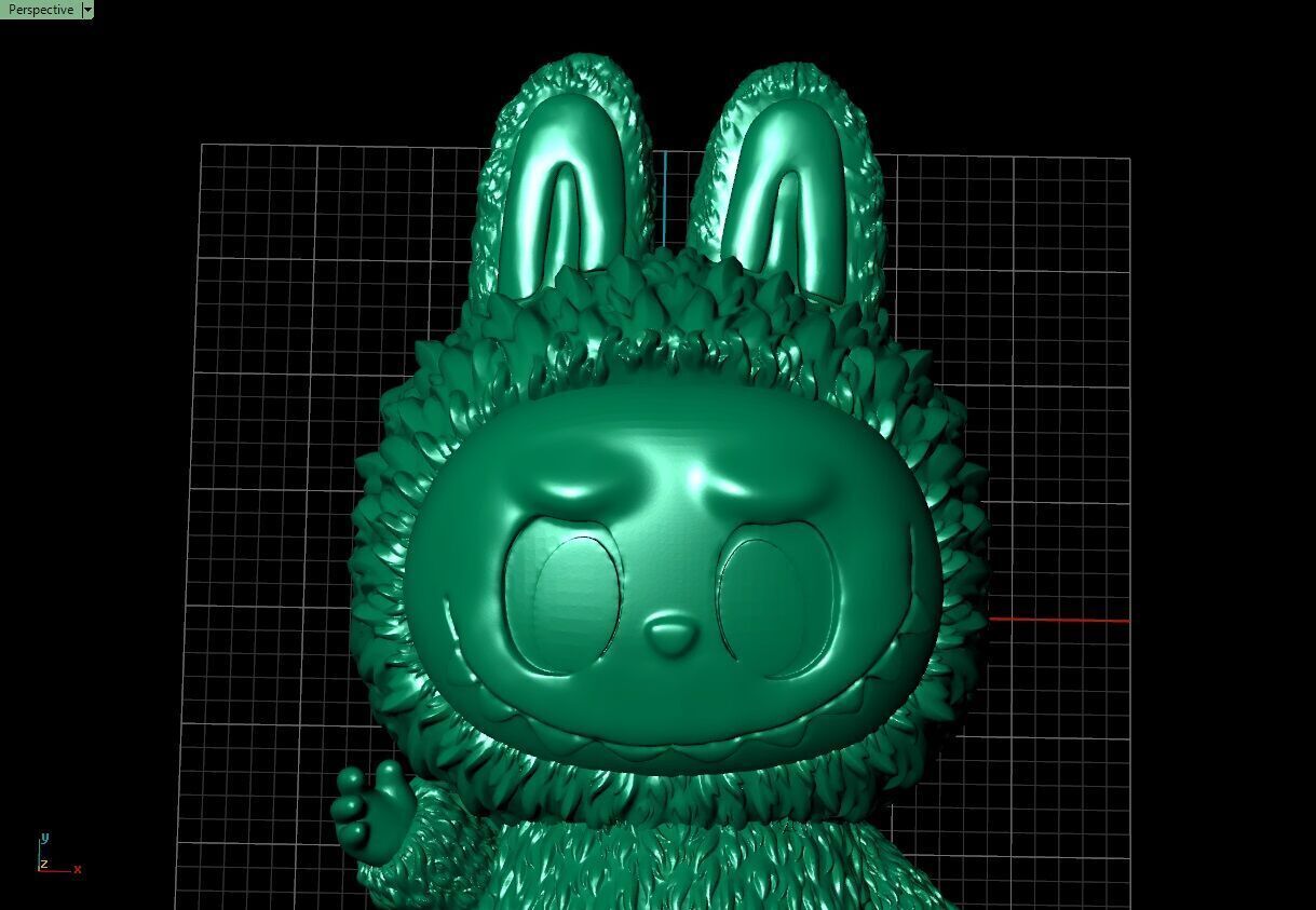 Labubu 3D jewelry model 3D print model_14