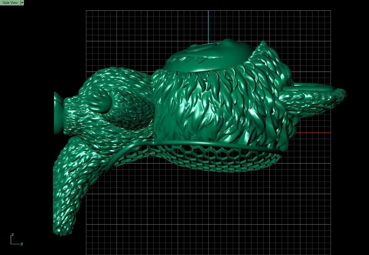 Labubu 3D jewelry model 3D print model_16