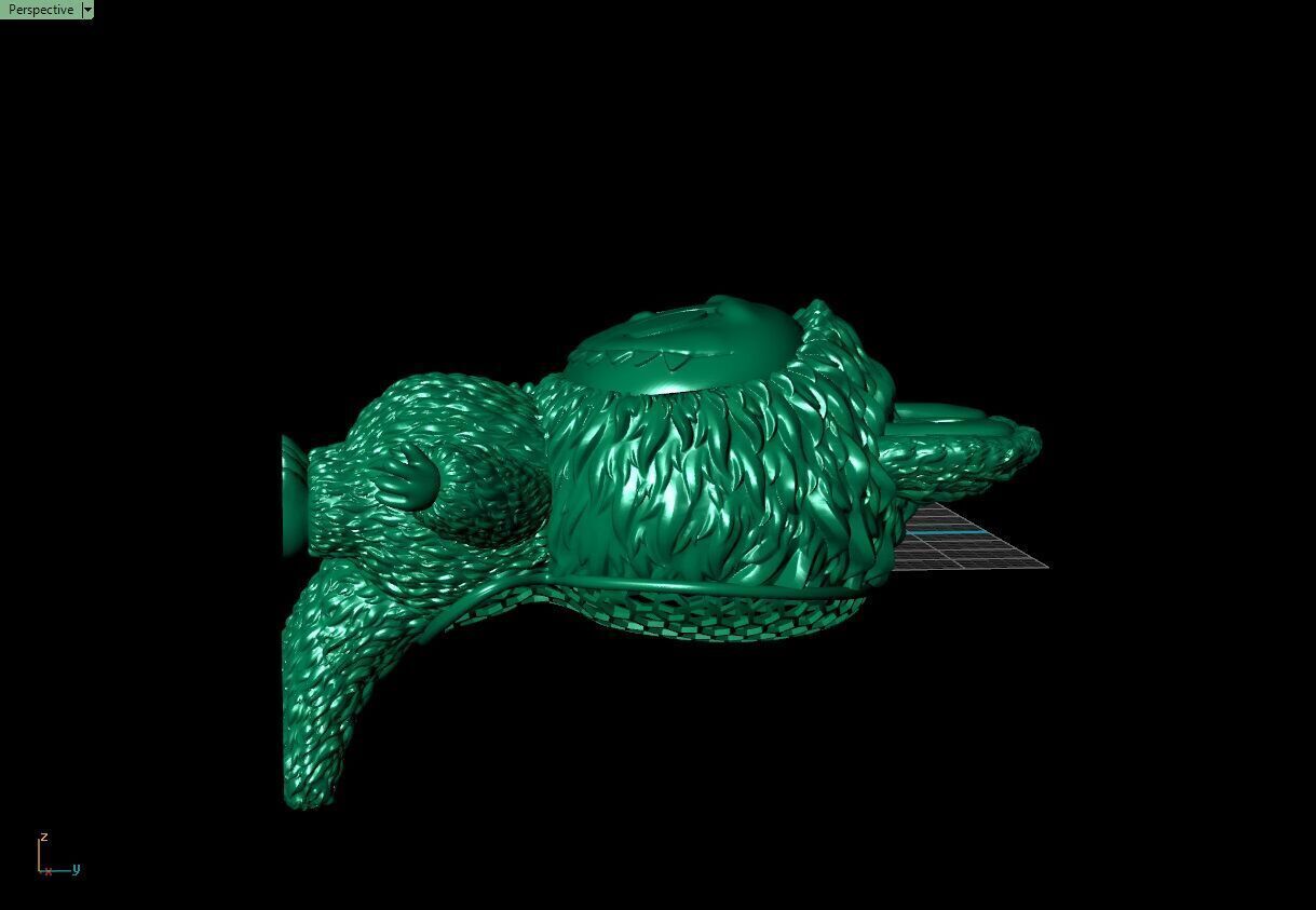 Labubu 3D jewelry model 3D print model_12