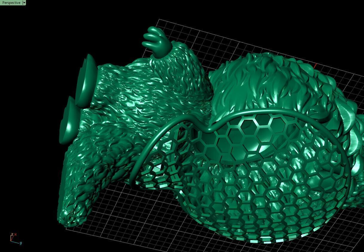 Labubu 3D jewelry model 3D print model_18