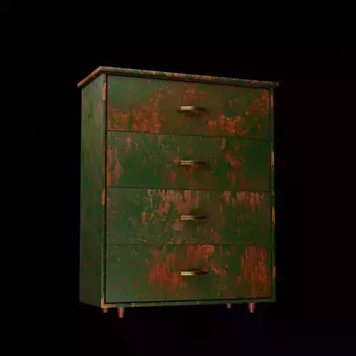 An old dresser optimized and game ready