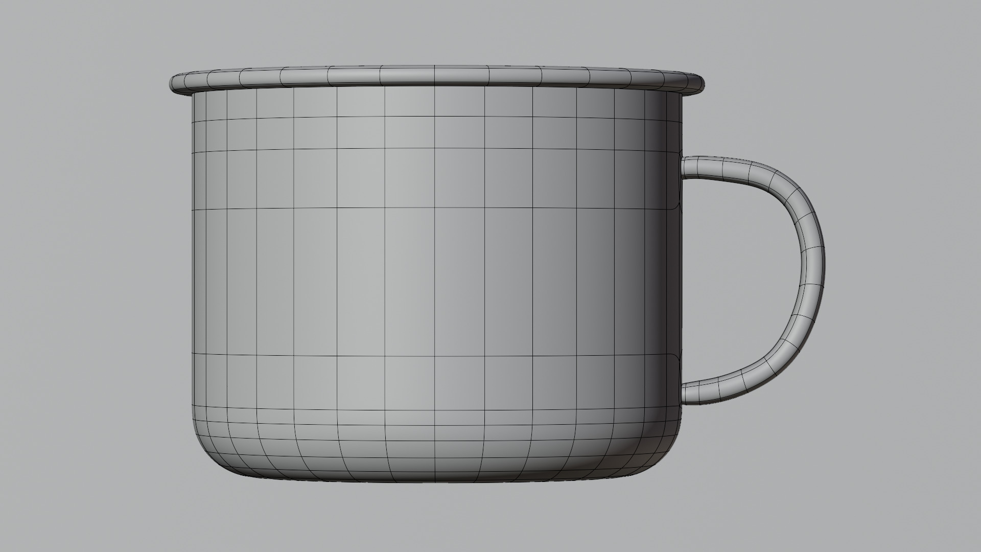 Enamel mug 3D model_6