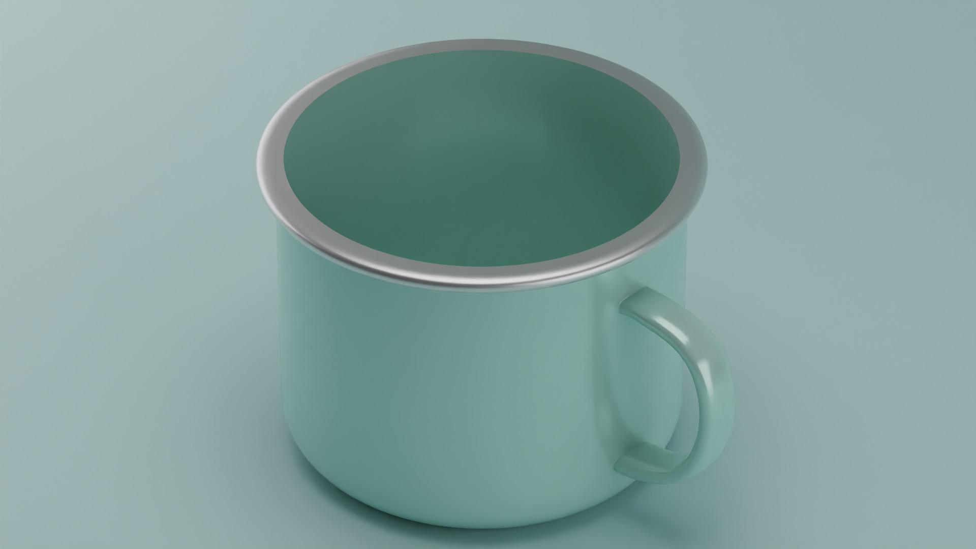 Enamel mug 3D model_3
