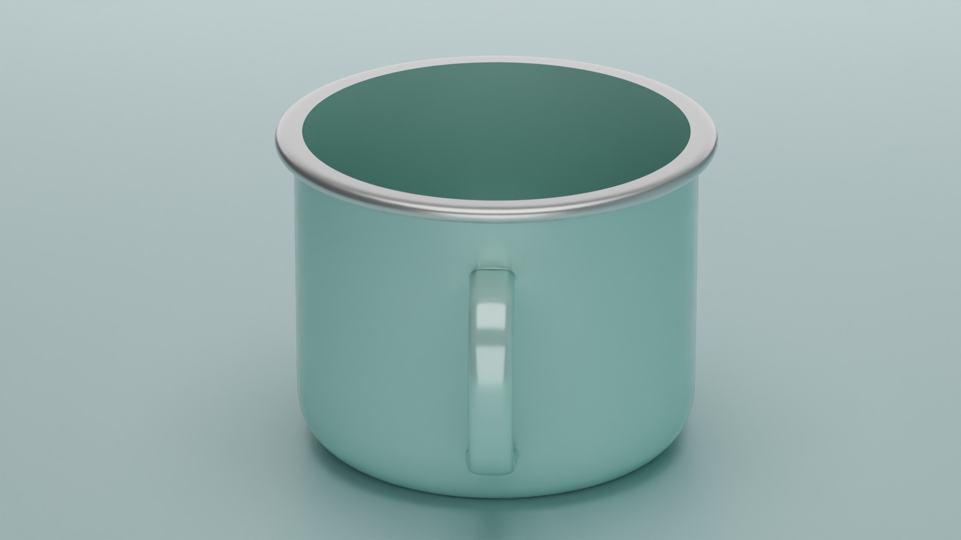 Enamel mug 3D model_4
