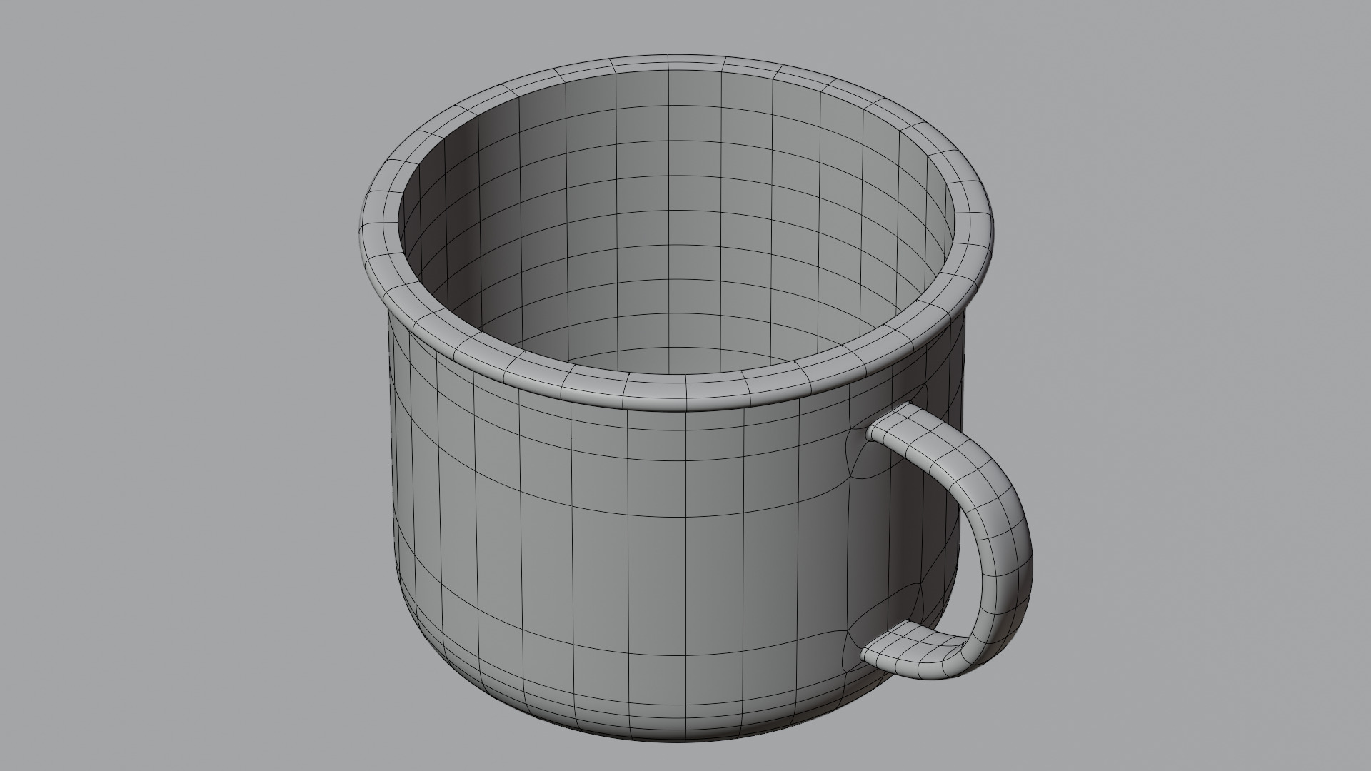 Enamel mug 3D model_9