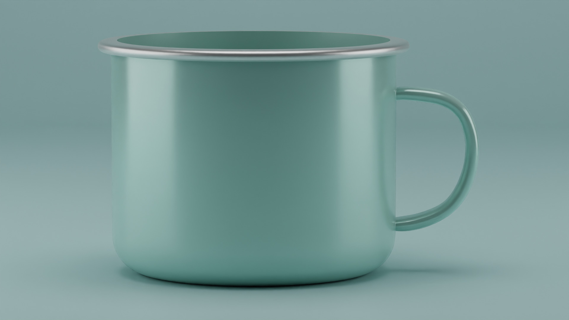 Enamel mug 3D model_1