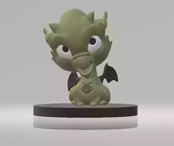  cute dragon model