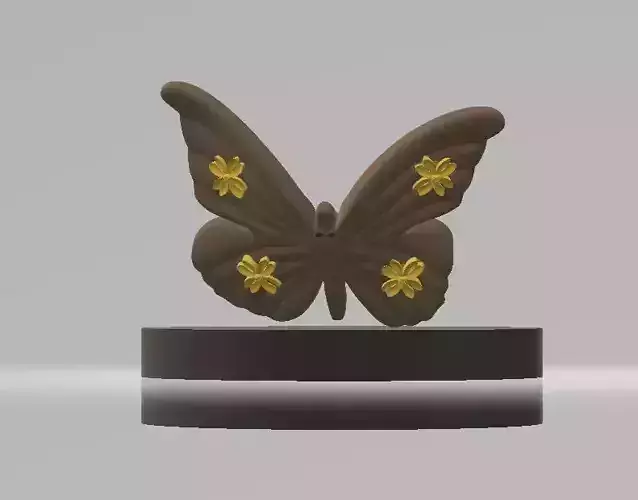 3D butterfly model 