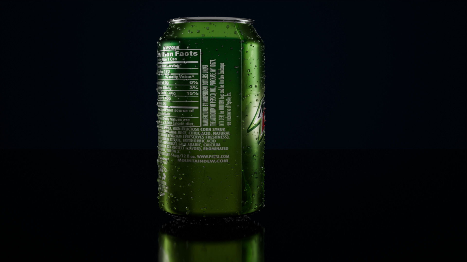 Drinking tin Low-poly 3D model_21
