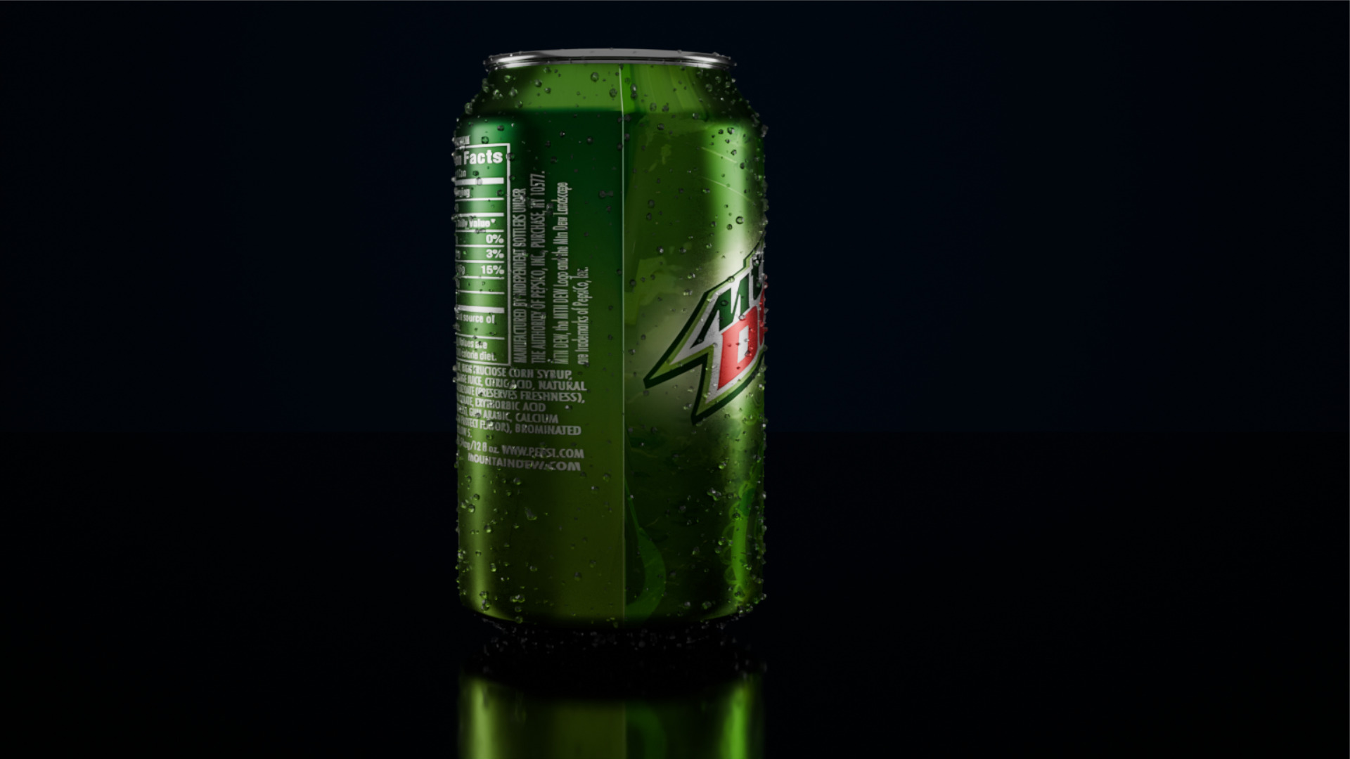 Drinking tin Low-poly 3D model_18