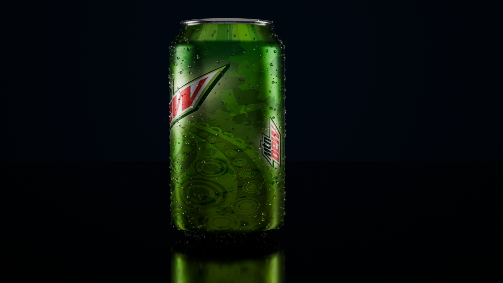 Drinking tin Low-poly 3D model_38