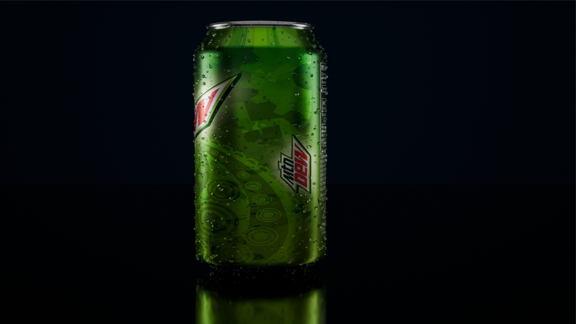 Drinking tin Low-poly 3D model_36