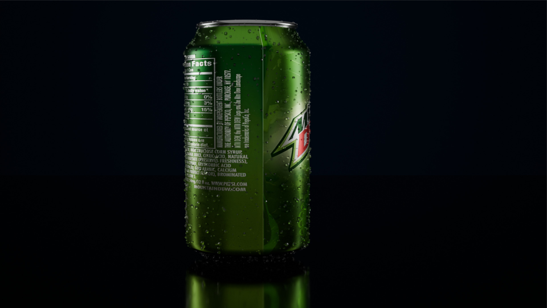 Drinking tin Low-poly 3D model_19