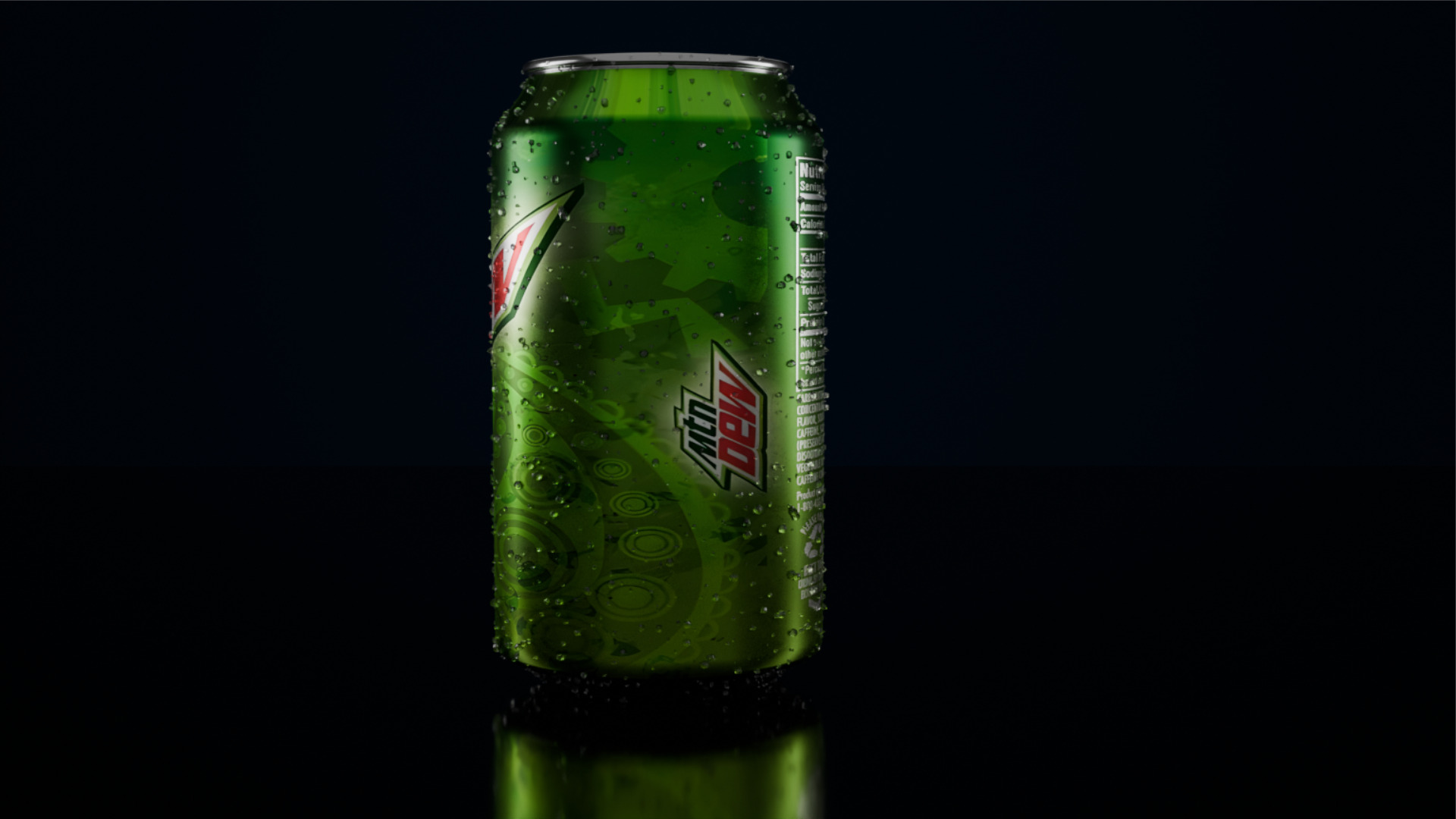 Drinking tin Low-poly 3D model_35