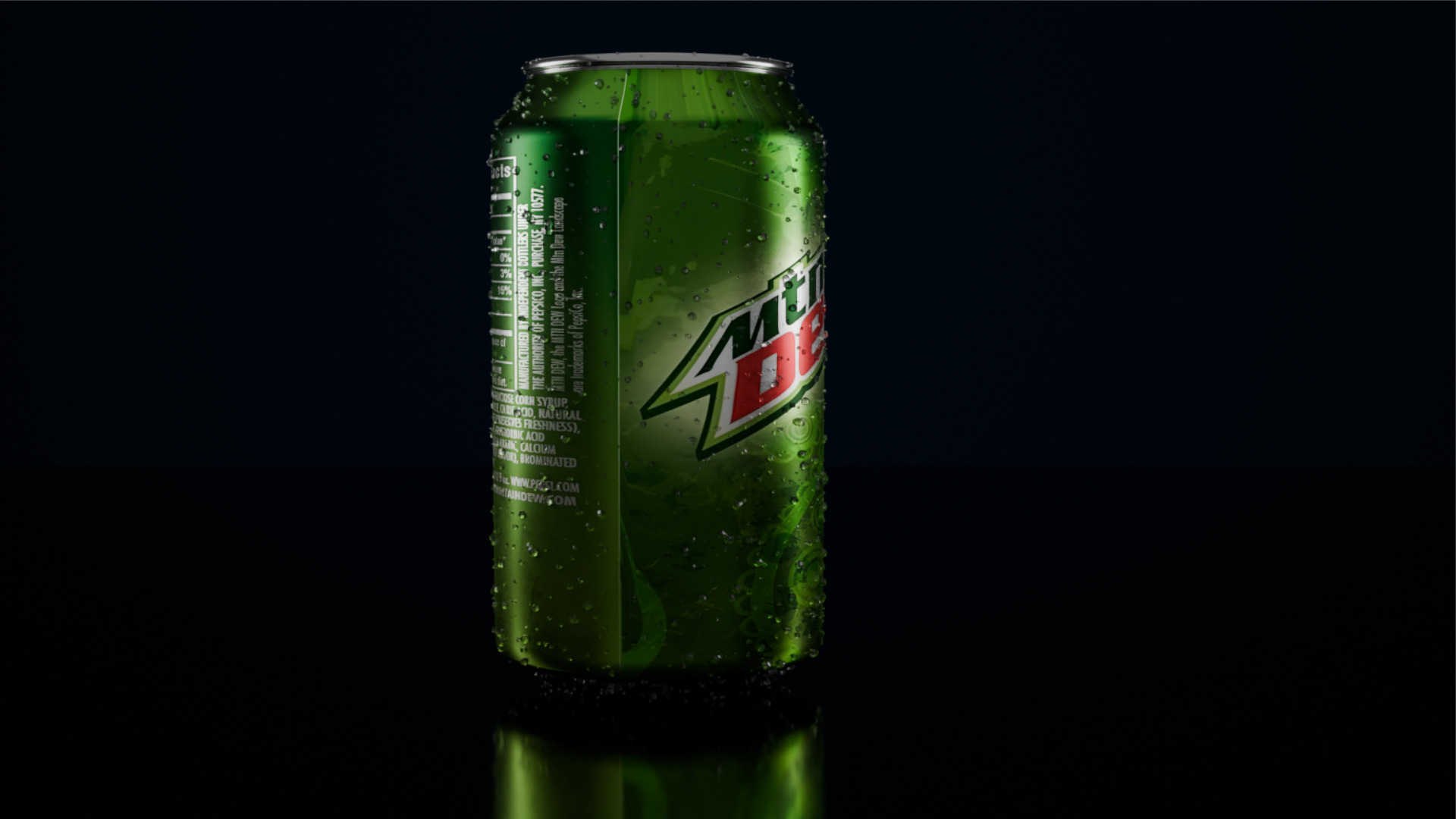 Drinking tin Low-poly 3D model_16