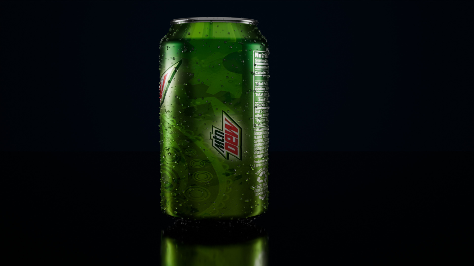 Drinking tin Low-poly 3D model_34
