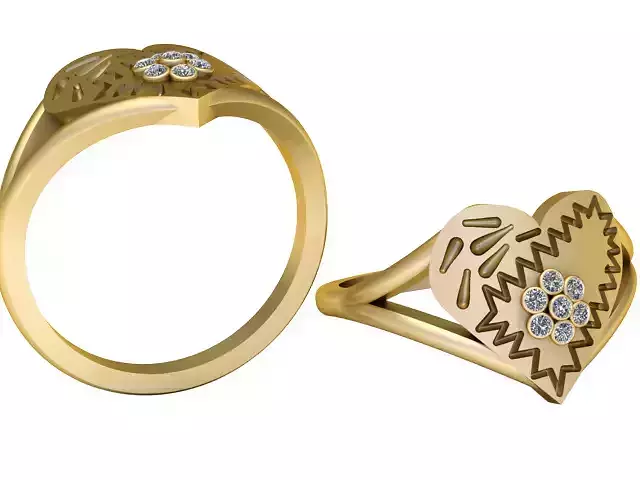 heart  shaped  ring