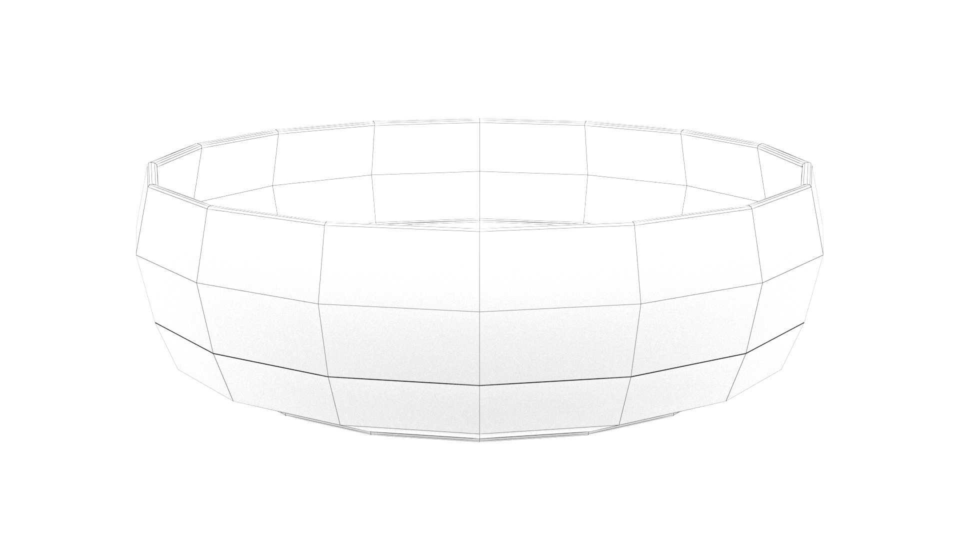 Flower pot 08 3D model_11