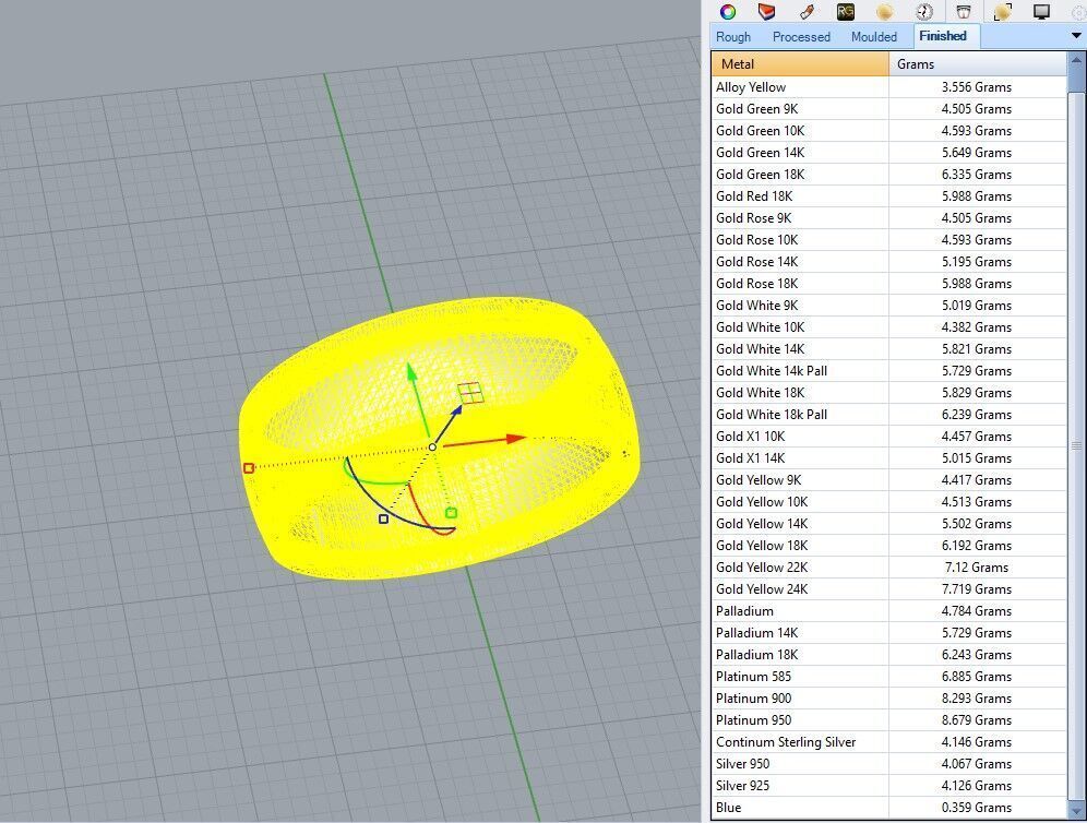 Wedding Ring Set 3D print model_7