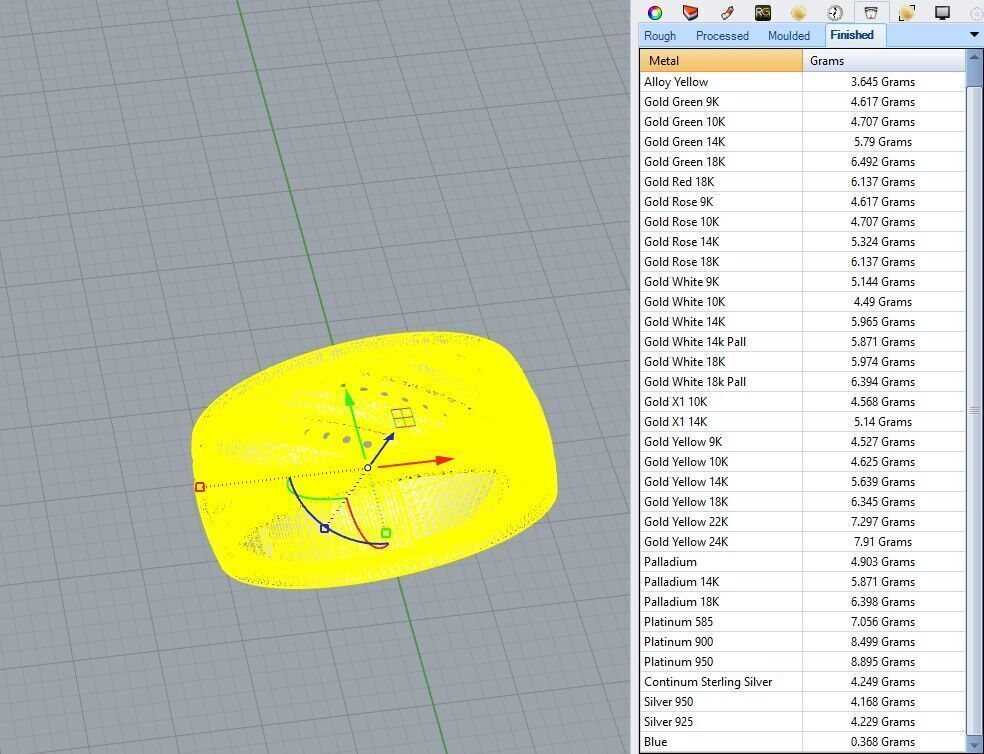 Wedding Ring Set 3D print model_6