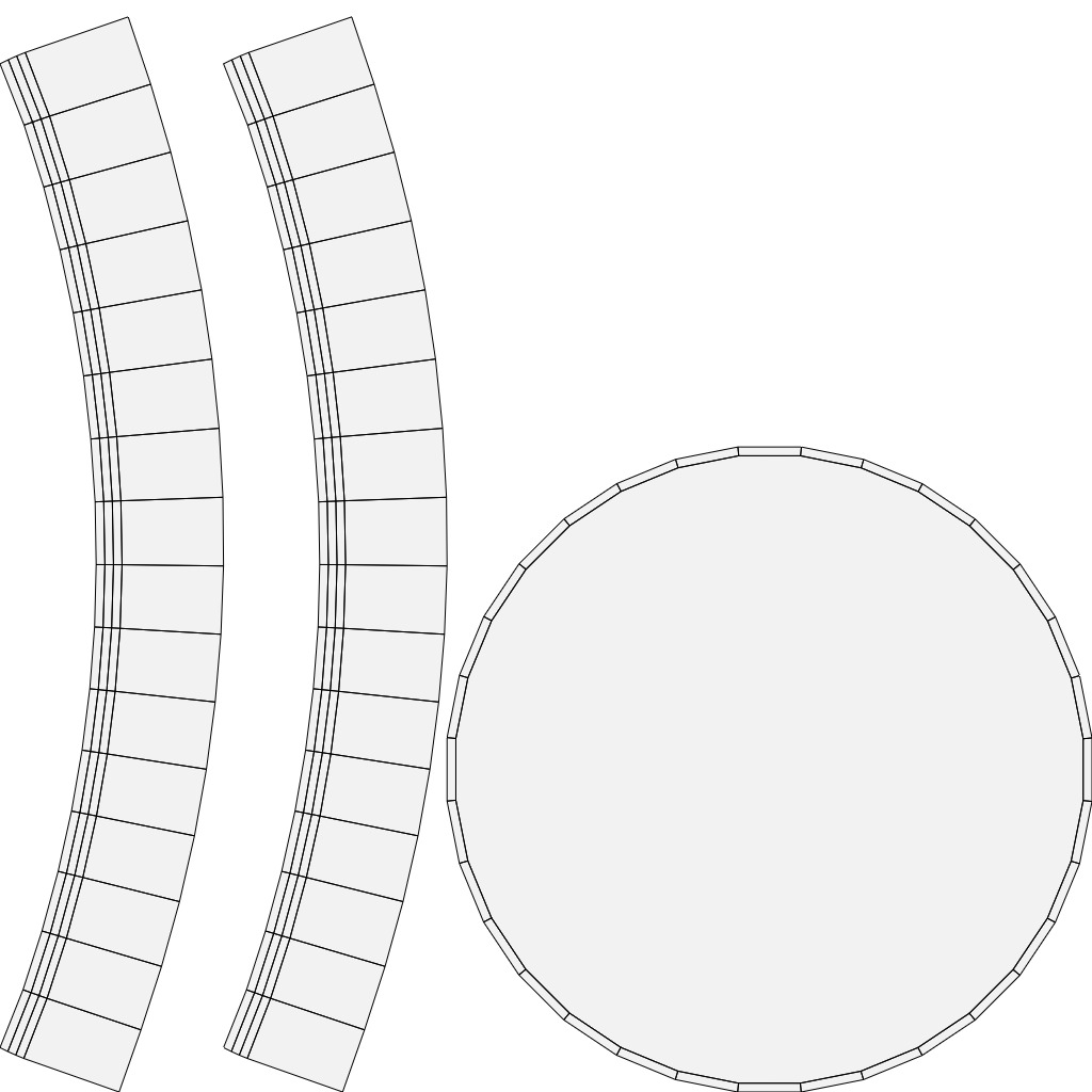 2 Peacock Stickers 3D Model 3D print model_9