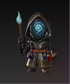 Arcane Wanderer  Mystic Alchemist Character Model
