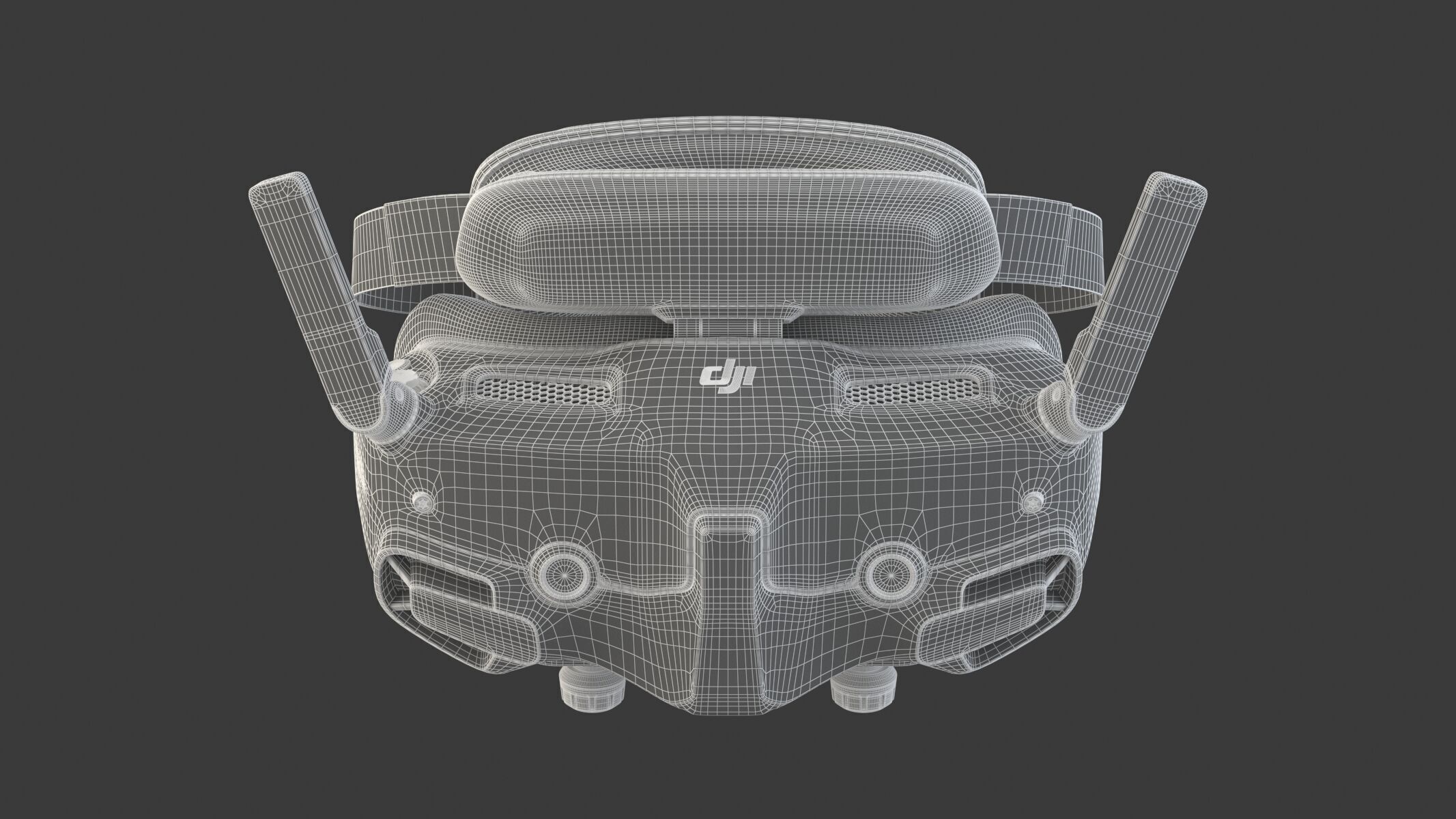 DJI Goggles 3 FPV Headset 3D model_2