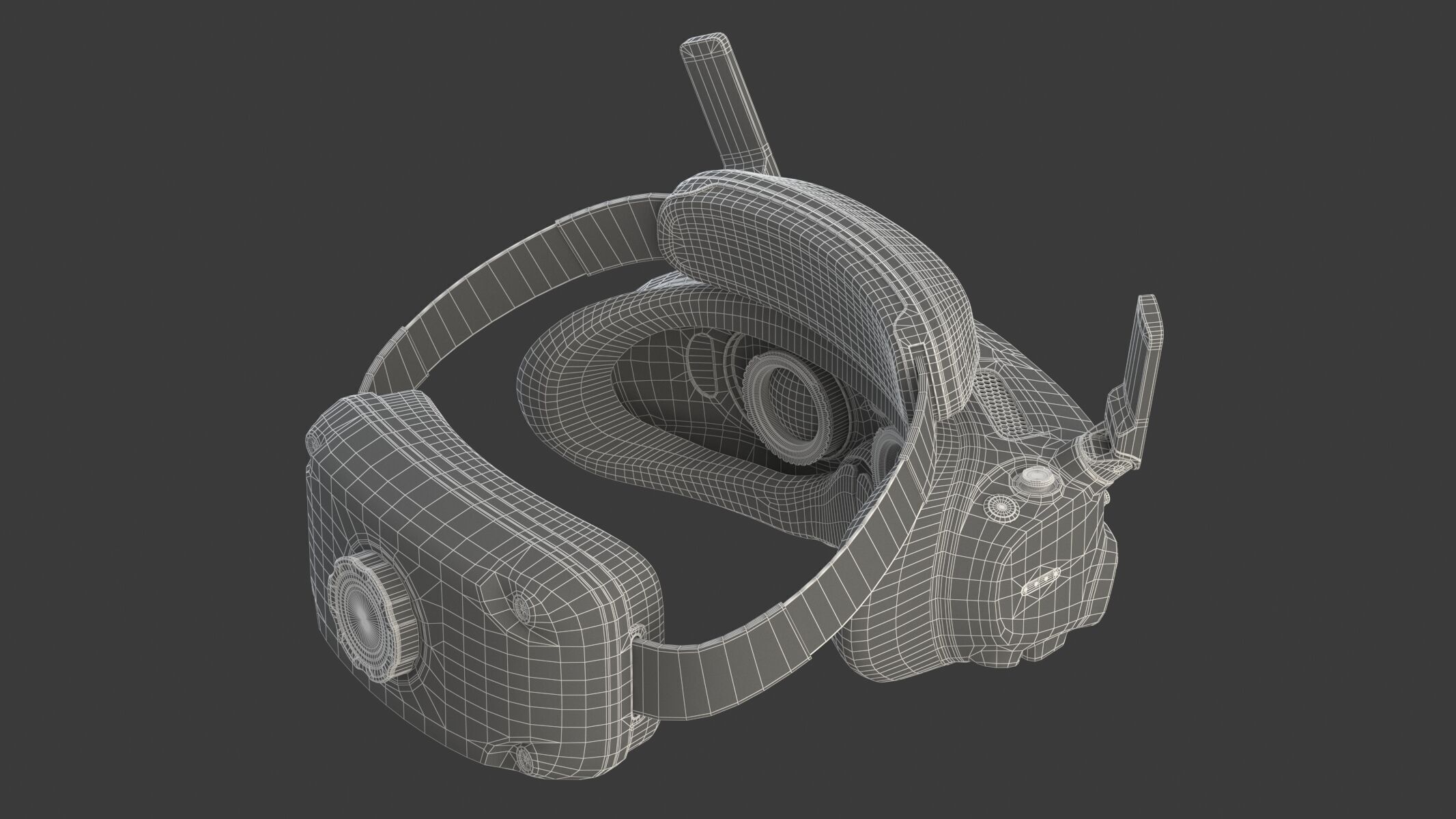 DJI Goggles 3 FPV Headset 3D model_11