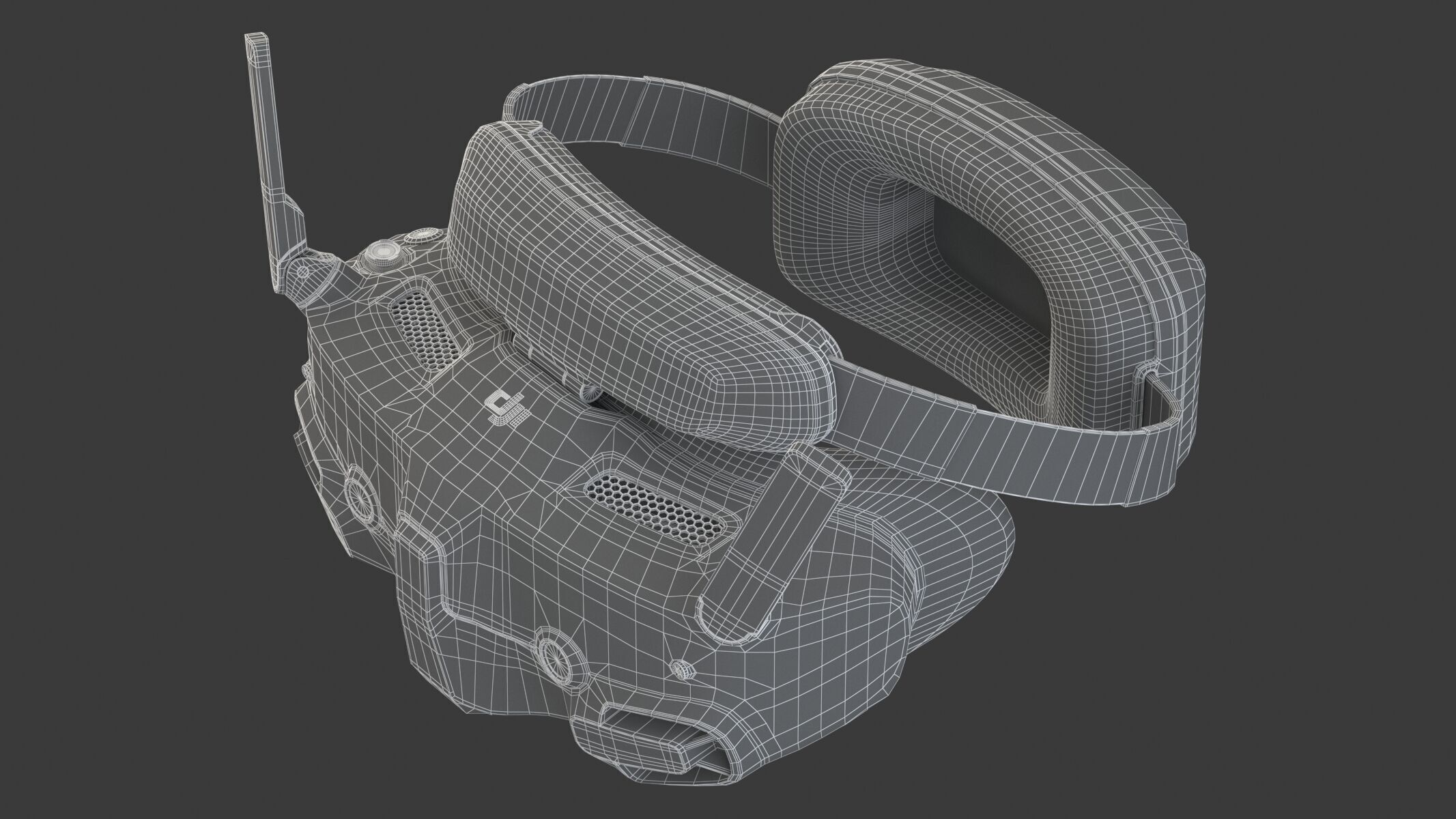 DJI Goggles 3 FPV Headset 3D model_16
