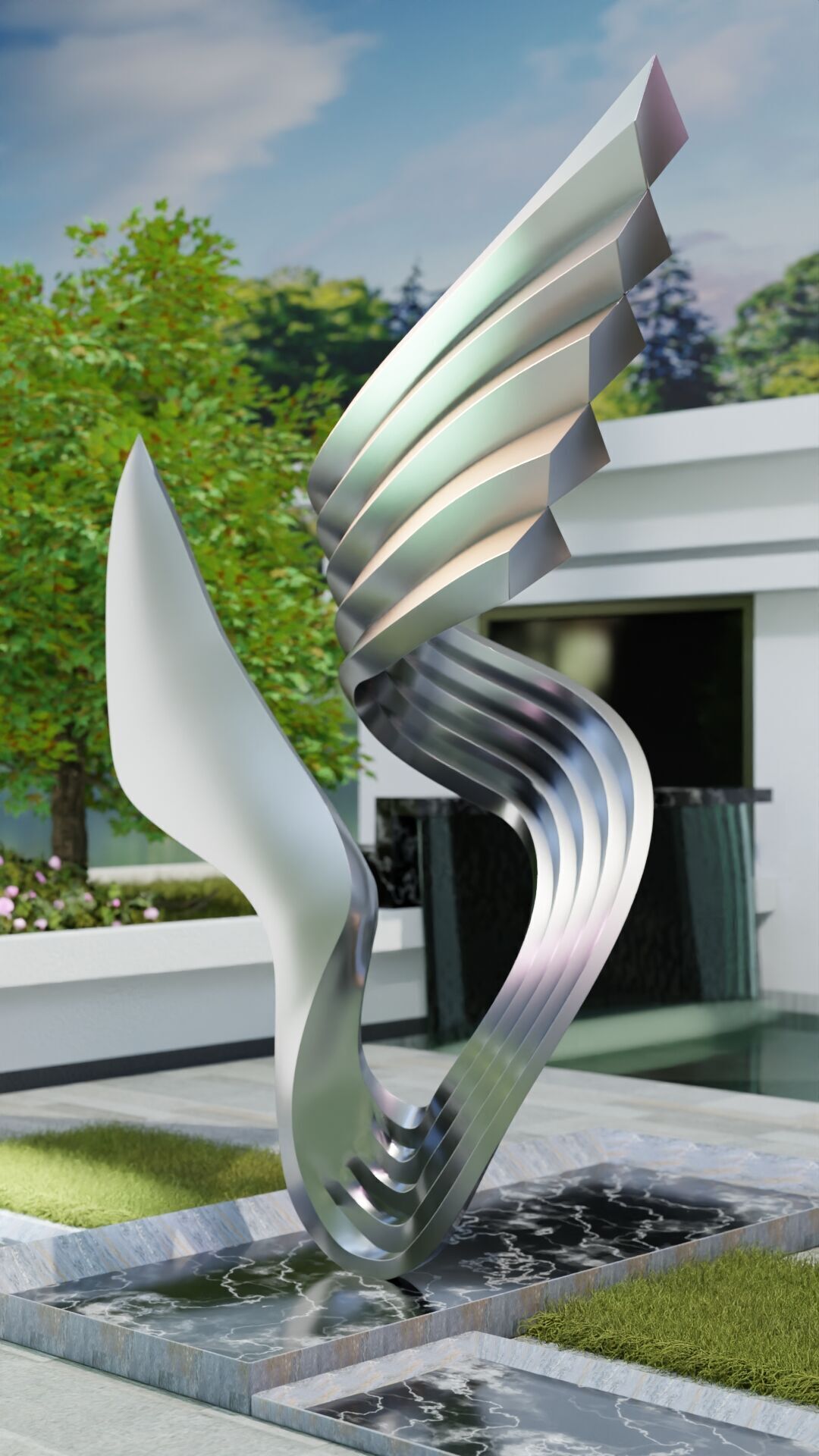 Metal Sculpture 3D model_1