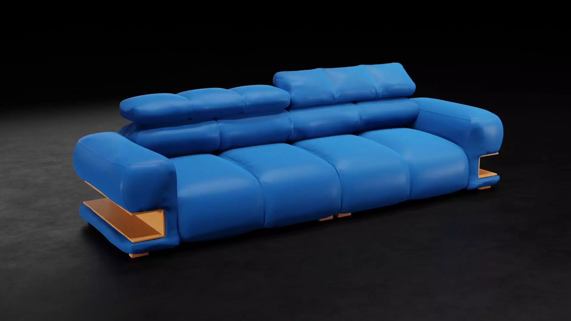 modern sofa 3D model_0