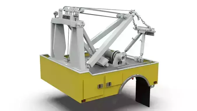 Holmes 750 Wrecker   Tow Truck Equipment for Classic Trucks  3D model