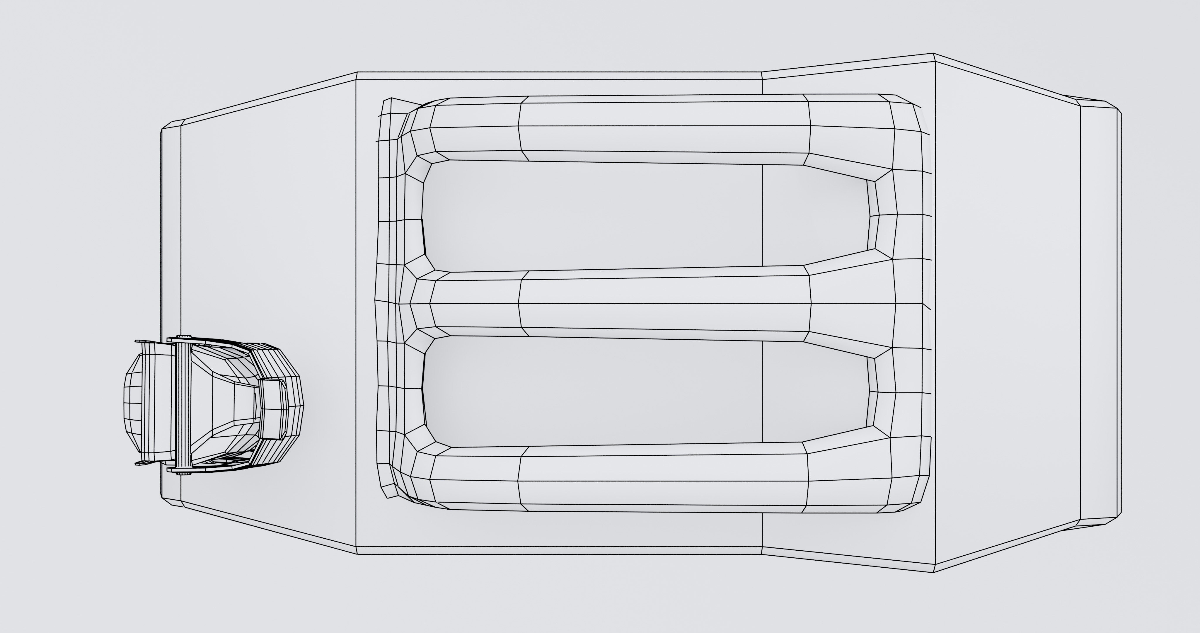 Fuel Can - Gas Can - Old Jerry Can - Low Poly Low-poly 3D model_7