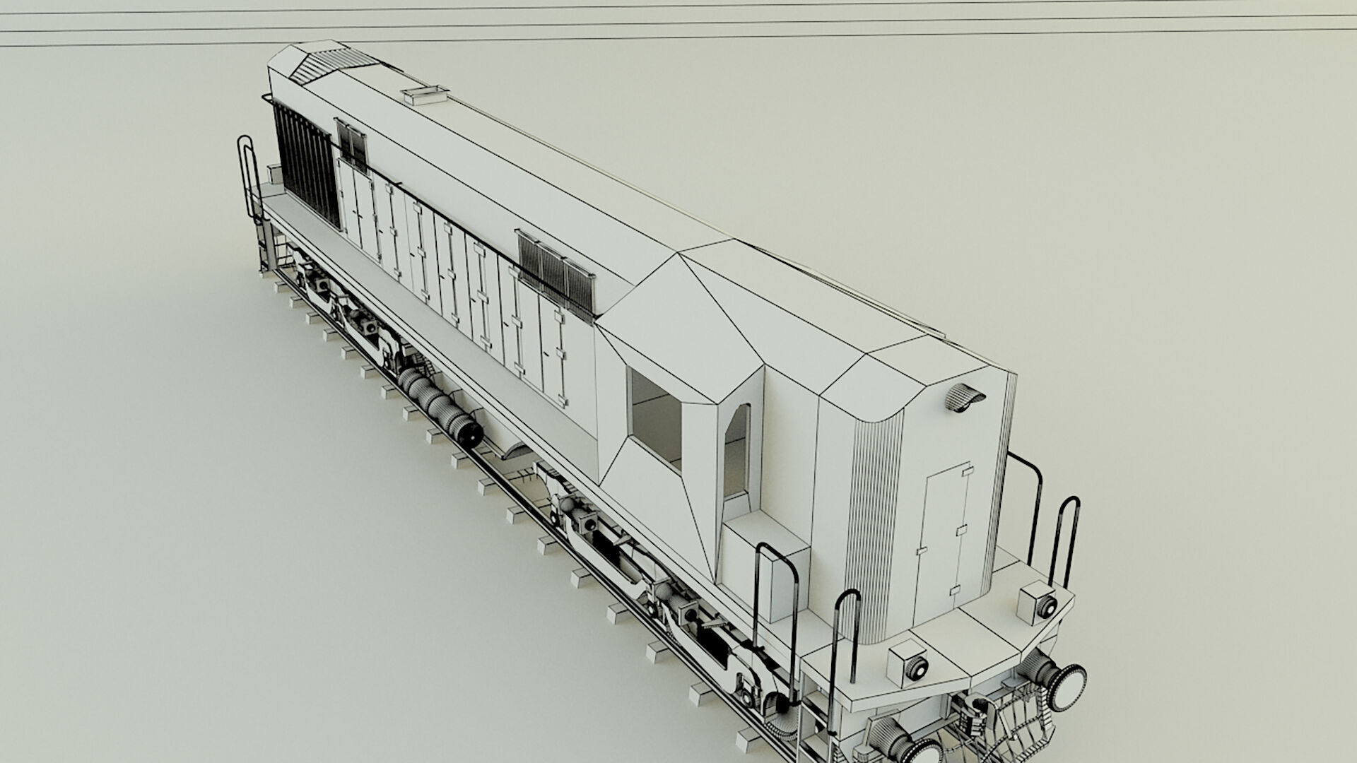 train locomotive model 3D model_12