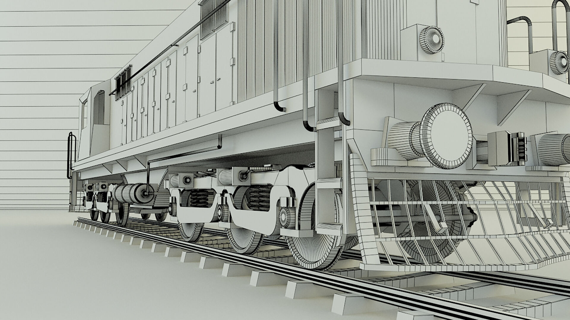 train locomotive model 3D model_8