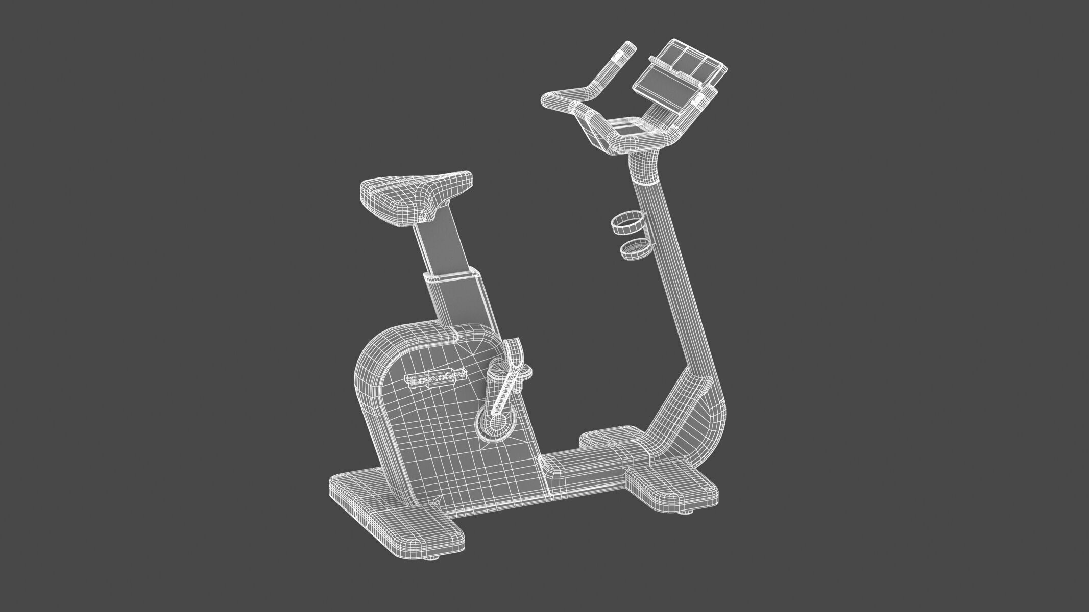 Technogym Compact Exercise Bike 3D model_1