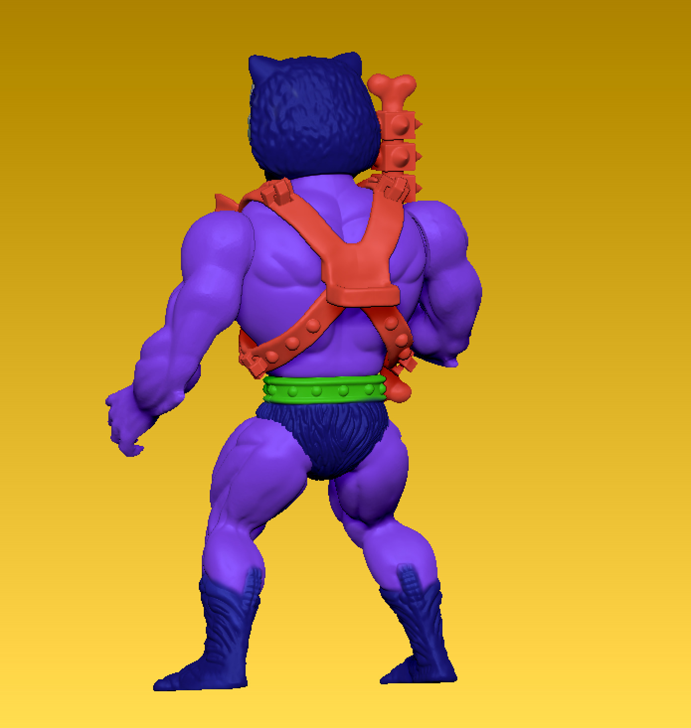 TERROR JAGUAR  3D print model_3