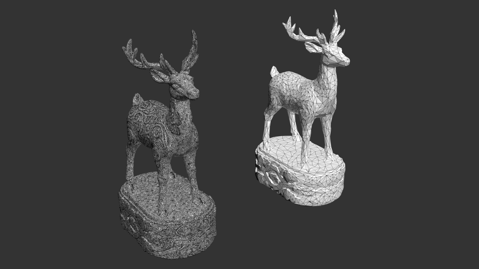 Ancient Asia Stone Statue Pack A - 250602 Low-poly 3D model_9