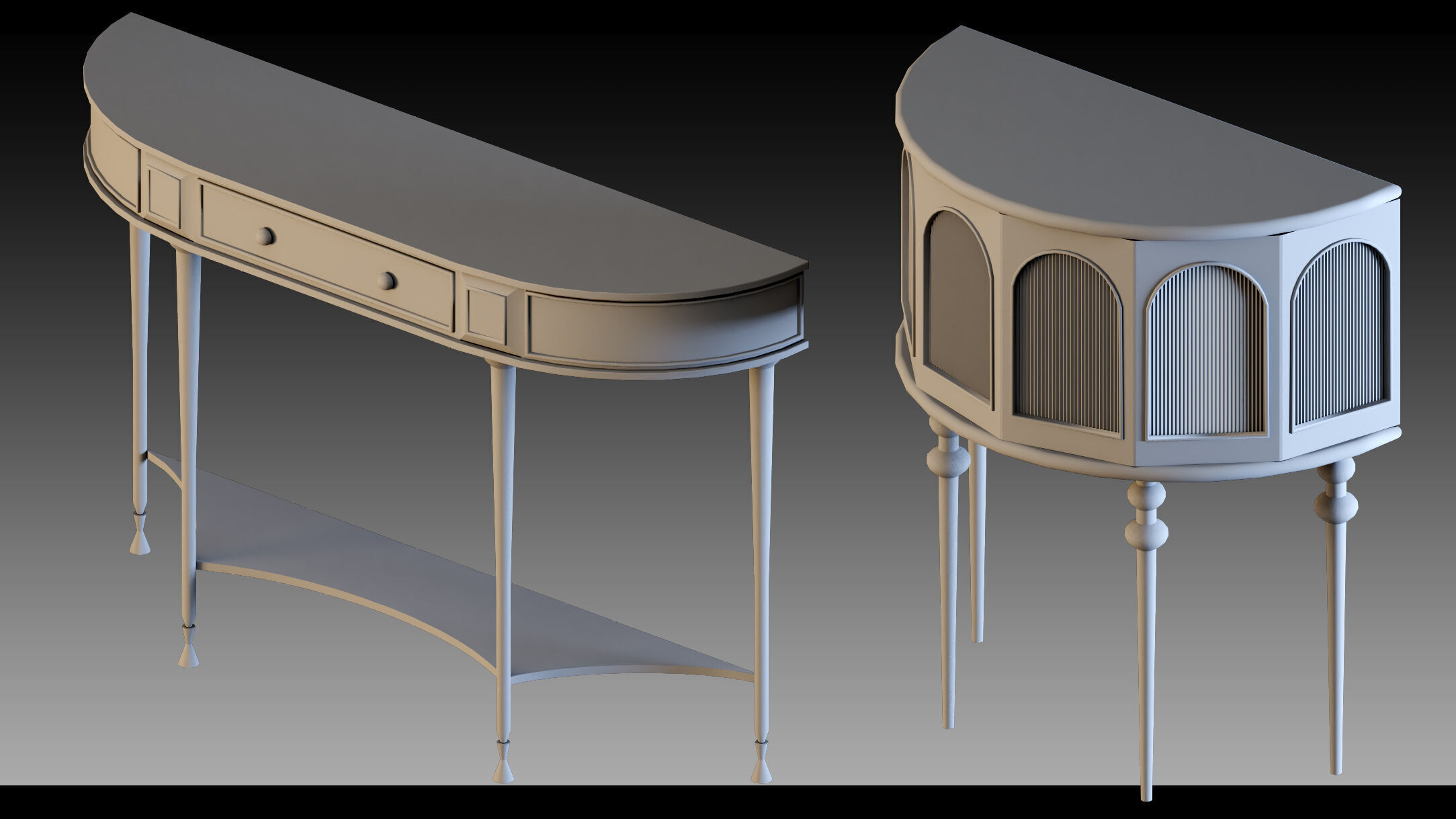 60- Console tables 3D model_9