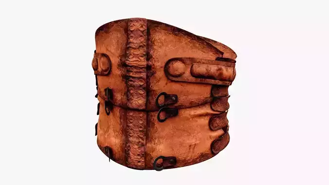 Medieval Corset Low-poly 3D model