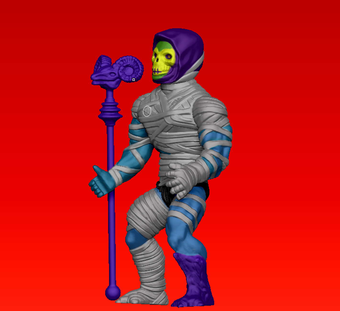 POSSESES SKELETOR VINTAGE  3D print model_1