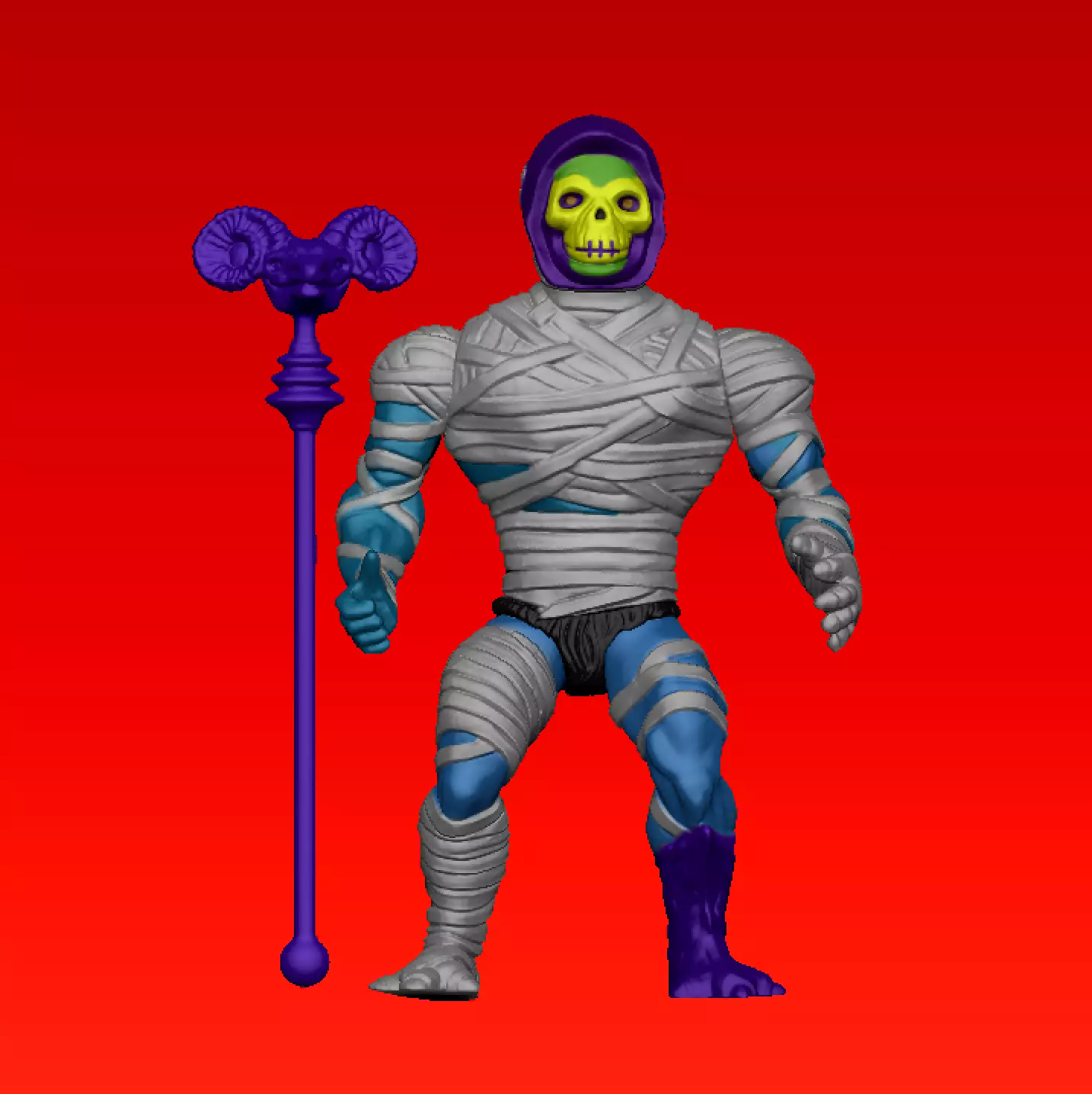 POSSESES SKELETOR VINTAGE  3D print model_0