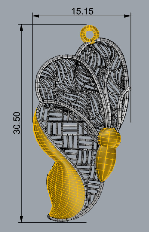 Golden Wings-Wings of Summer-Half Set-H2-12- 3D print model_14