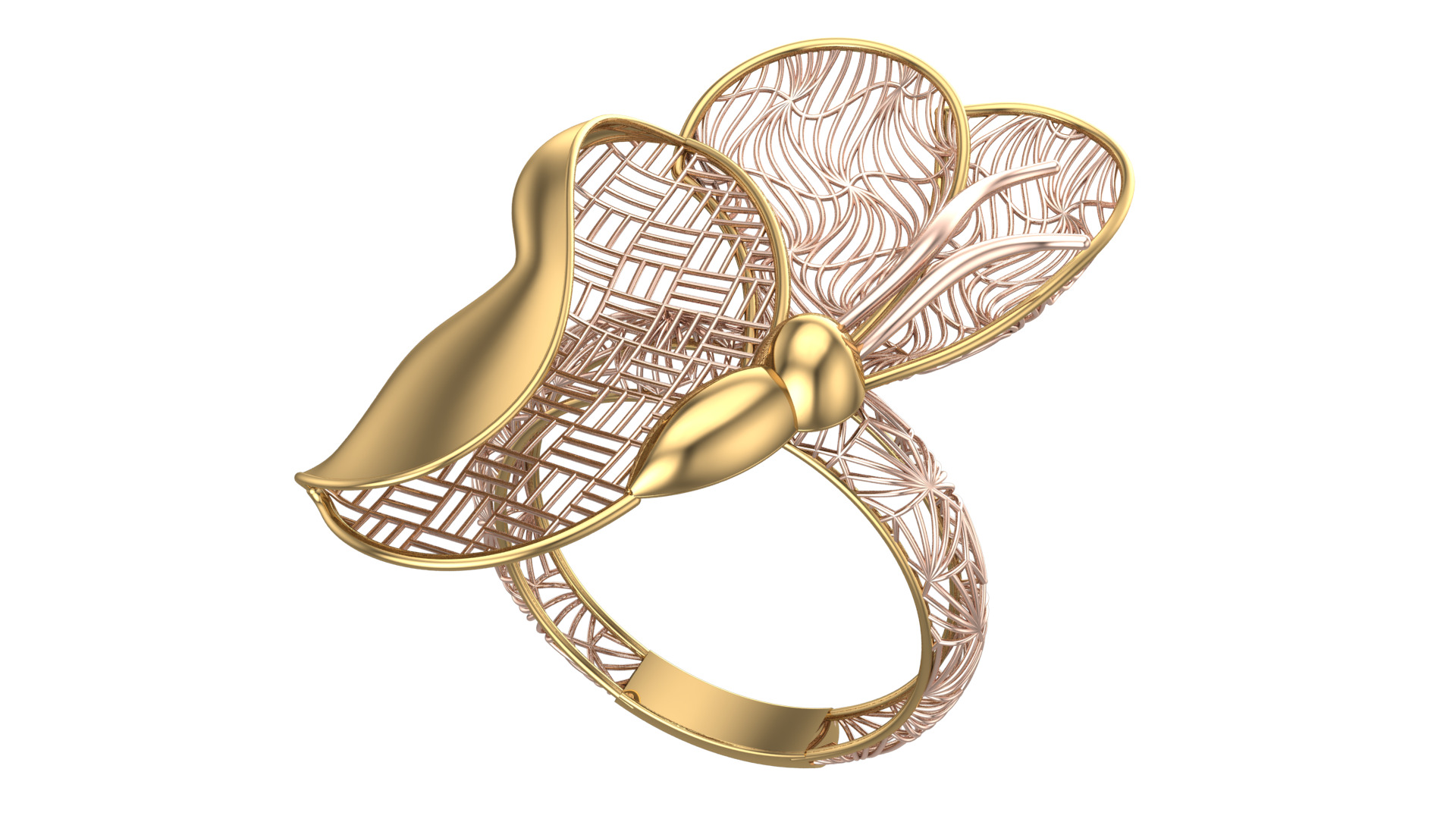 Golden Wings-Wings of Summer-Half Set-H2-12- 3D print model_2