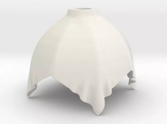 Cloth lamp 3 3D print model_0