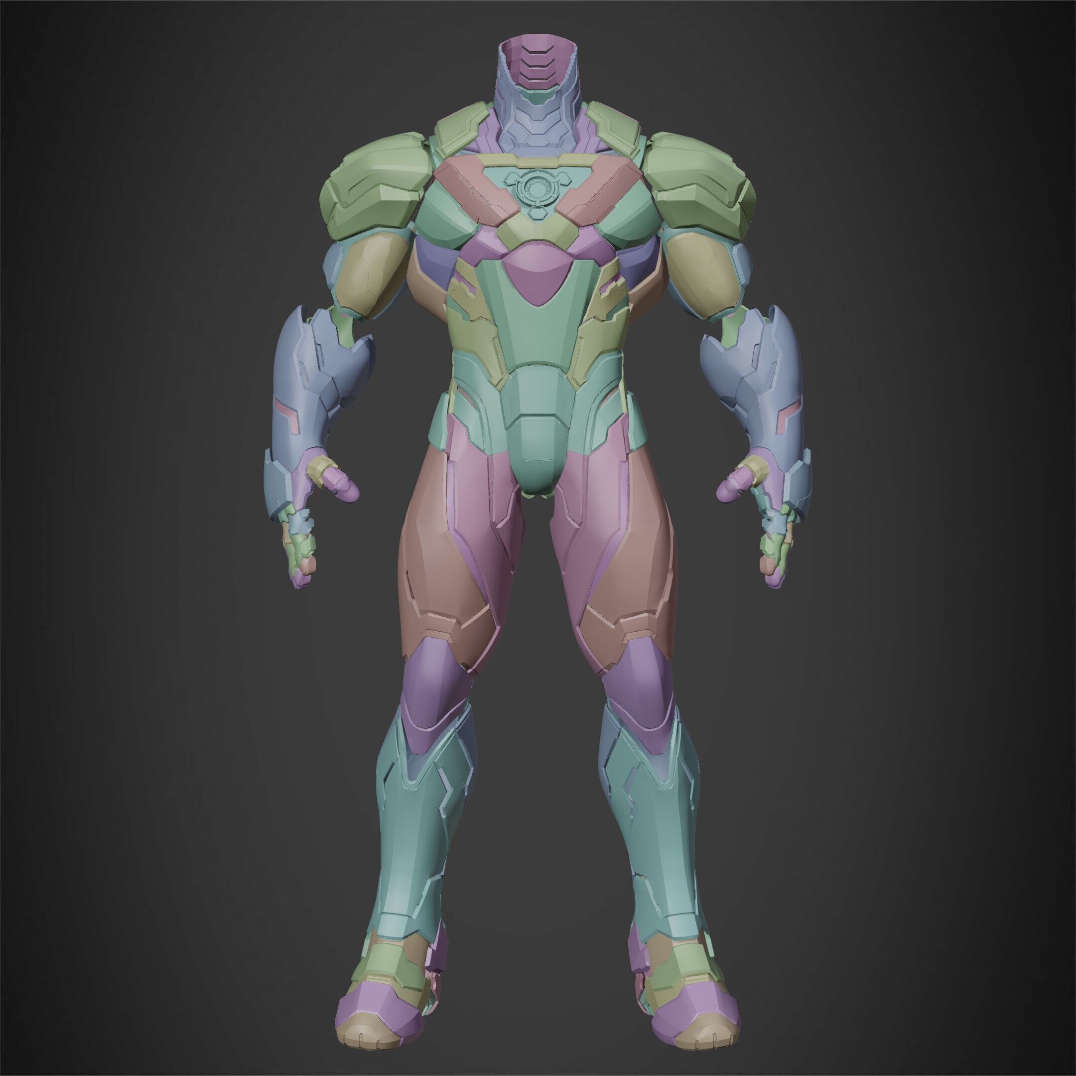 Marvel Rivals Iron Man Armor for Cosplay 3D print model_10